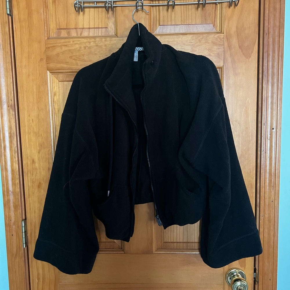 FP Movement fleece wide sleeve jacket